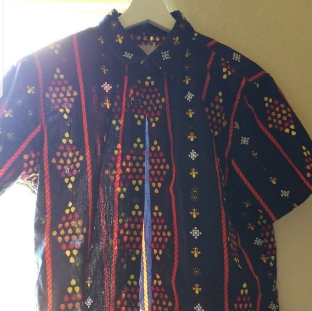 Button up shirt/bandana